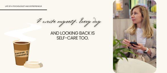 Preview of the post "I write myself. Every single day. And summarising it is also a concern."
